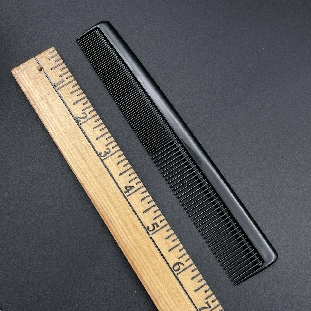 ACE Vintage‎ Black Hard Rubber All Purpose Dresser Comb 7 Inch Barber USA